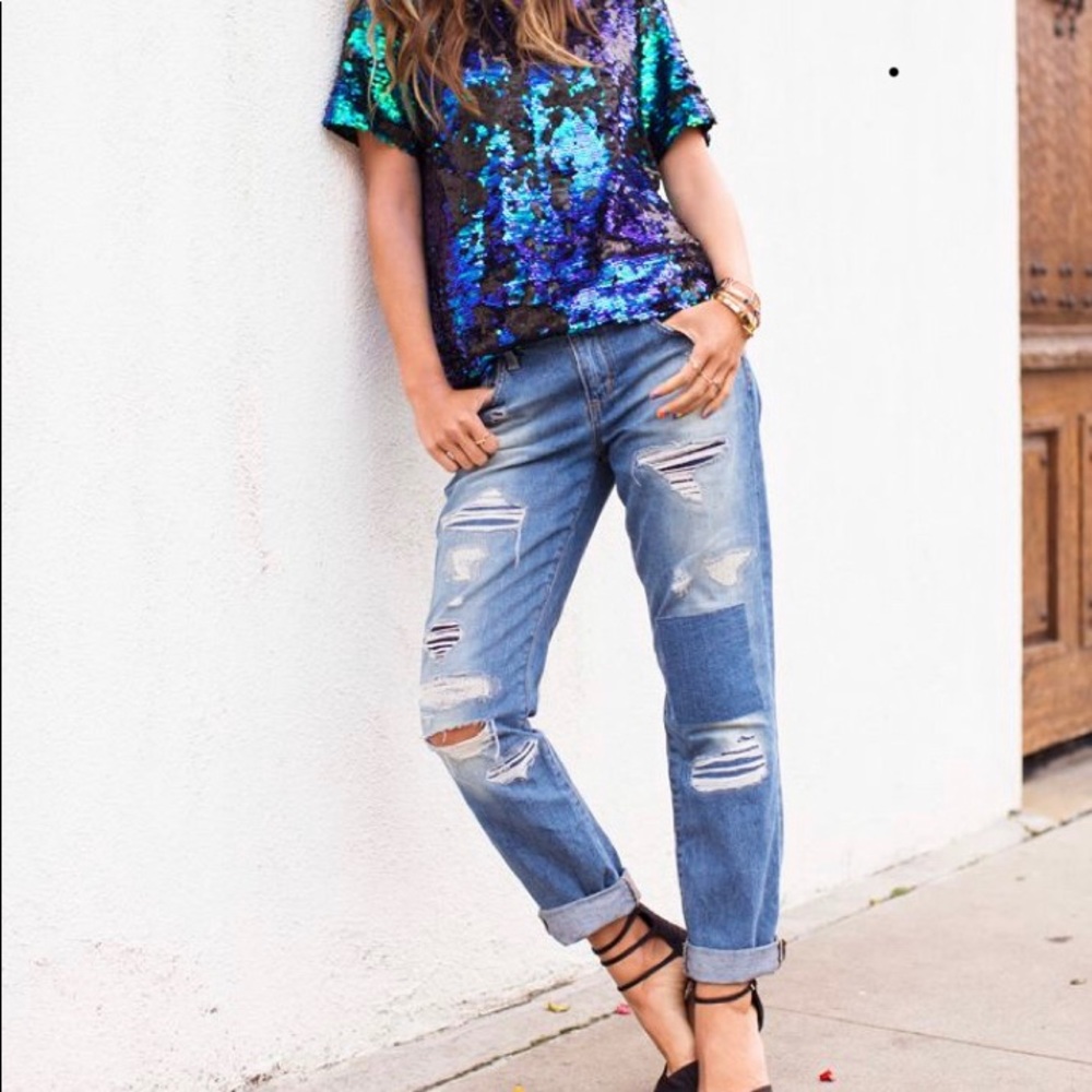 Vintage Sequin top